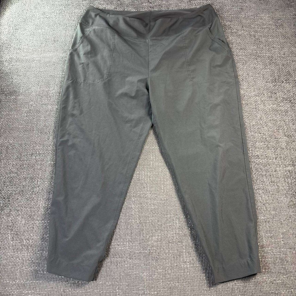 Patagonia Happy Hike Studio Pants Women XXL Grey Tapered Jogger Activewear